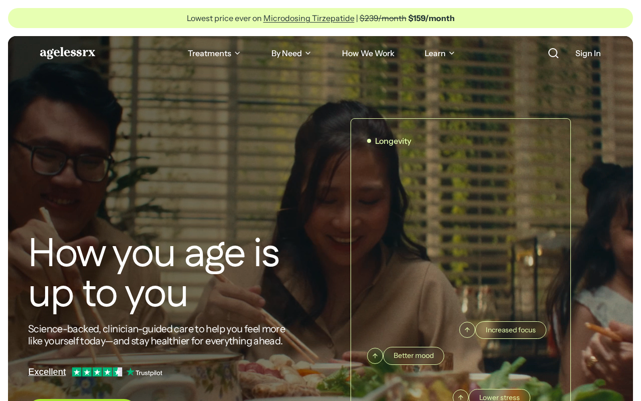 AgelessRx product interface