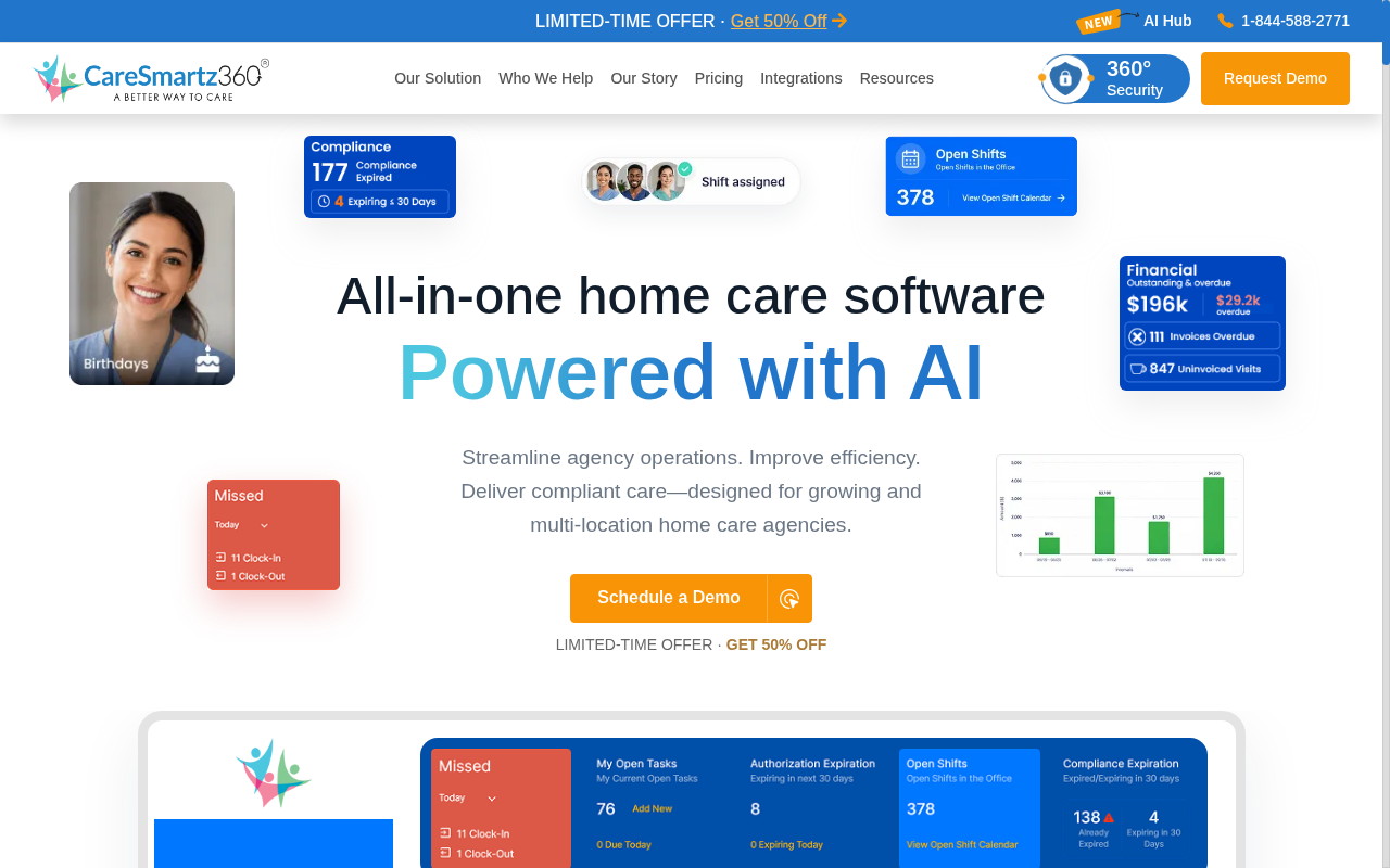 CareSmartz360 product interface