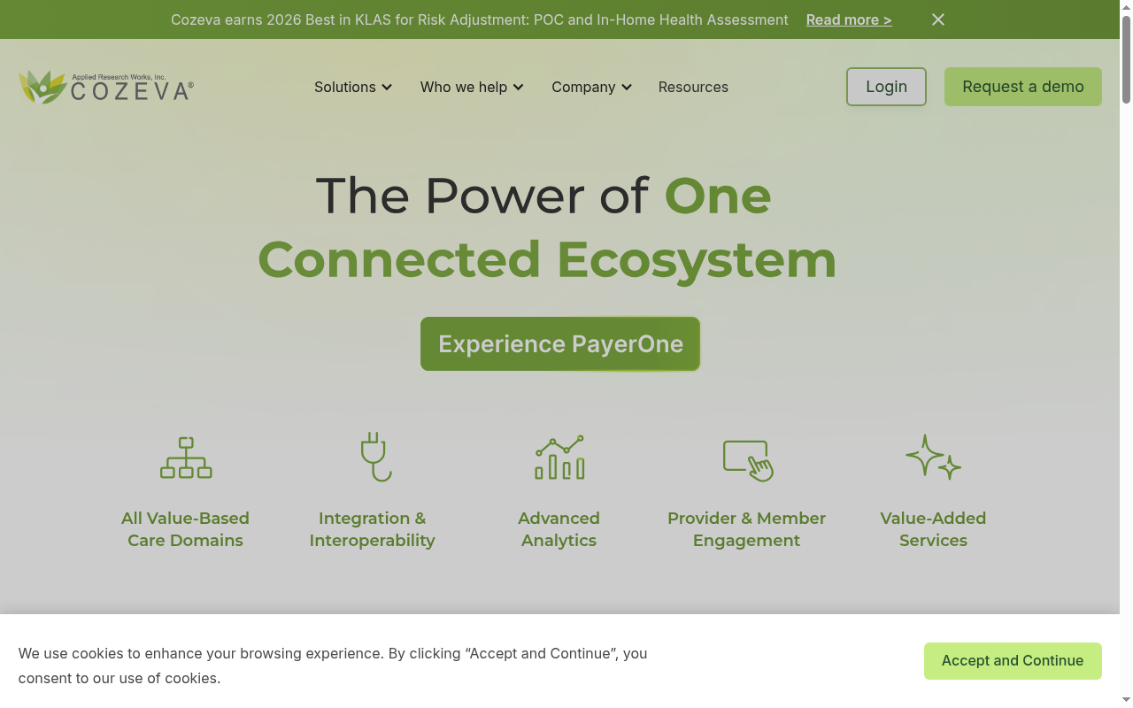 Cozeva product interface