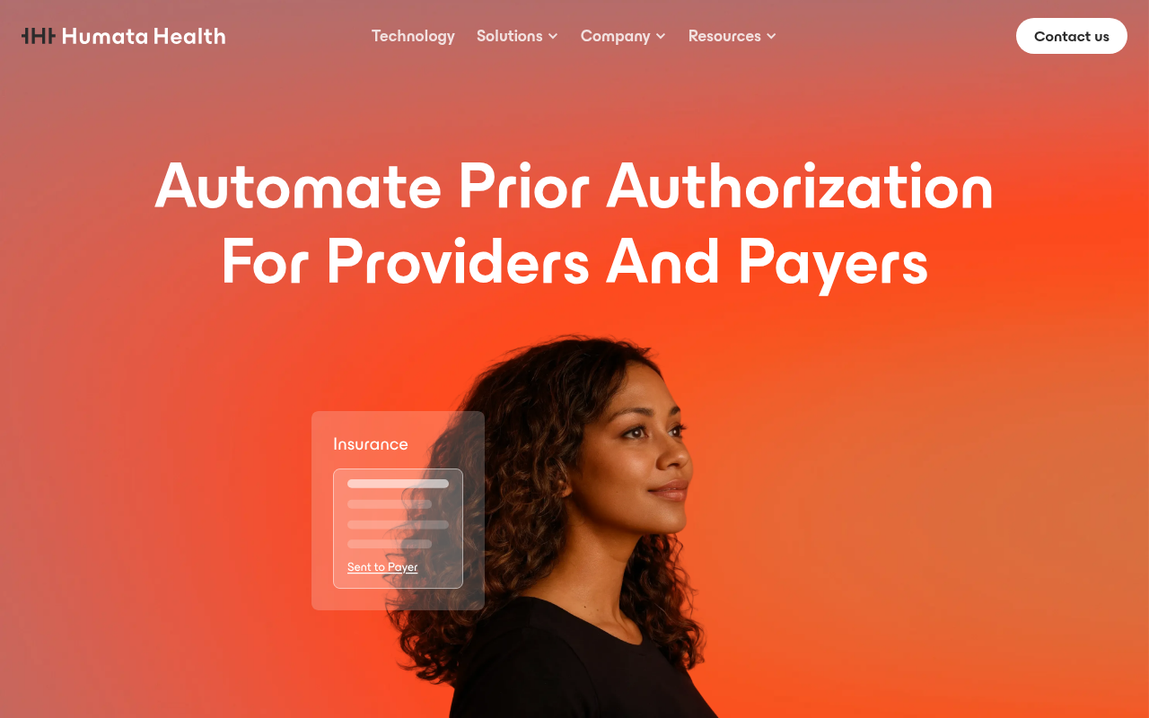 Humata Health product interface