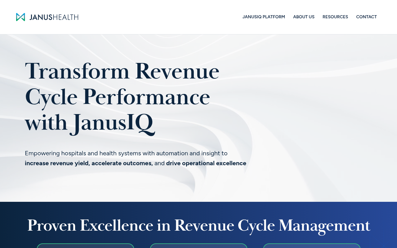 Janus Health product interface