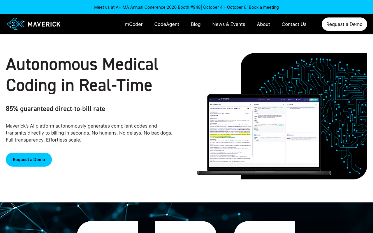 Maverick Medical AI product interface