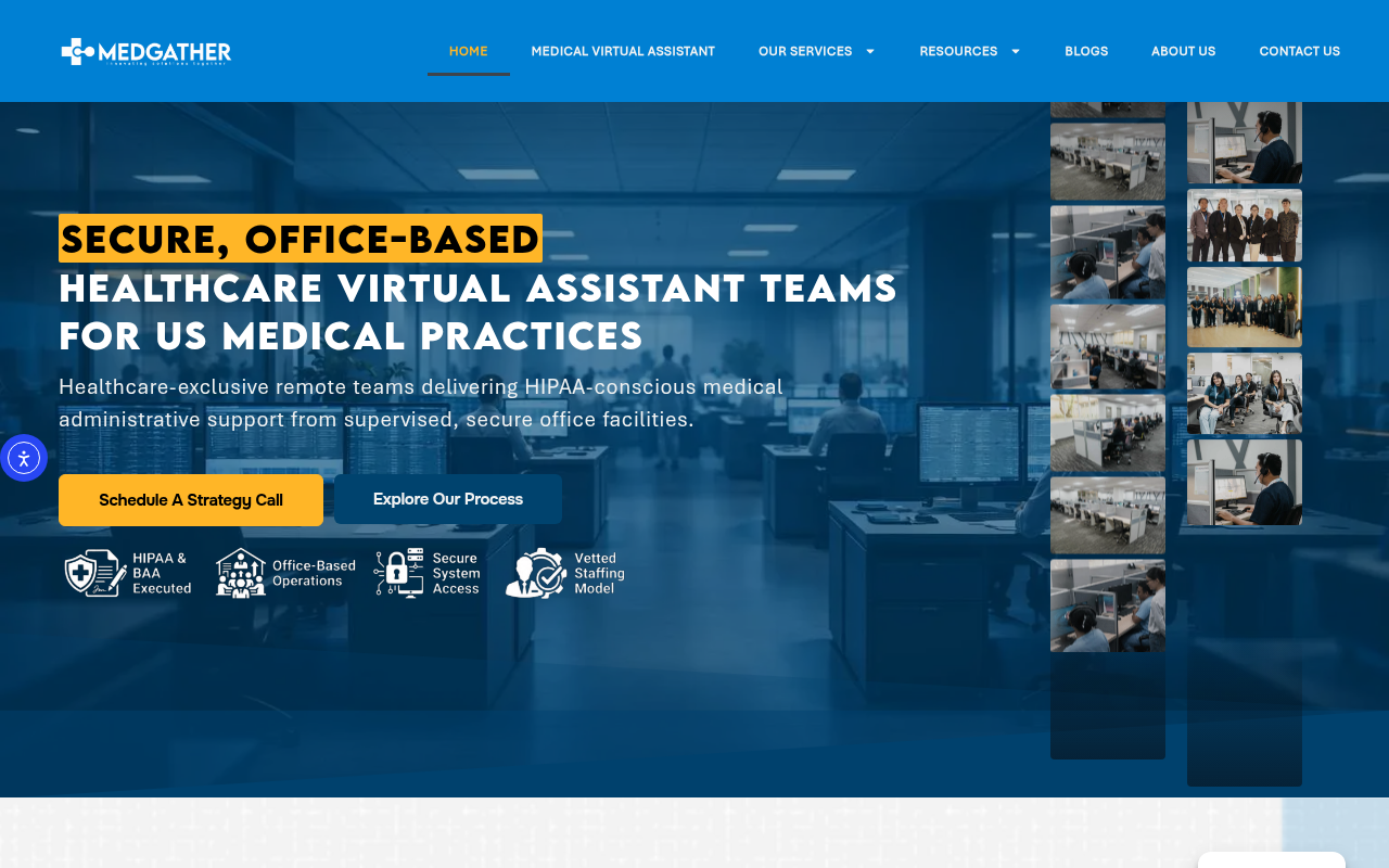 MedGather product interface