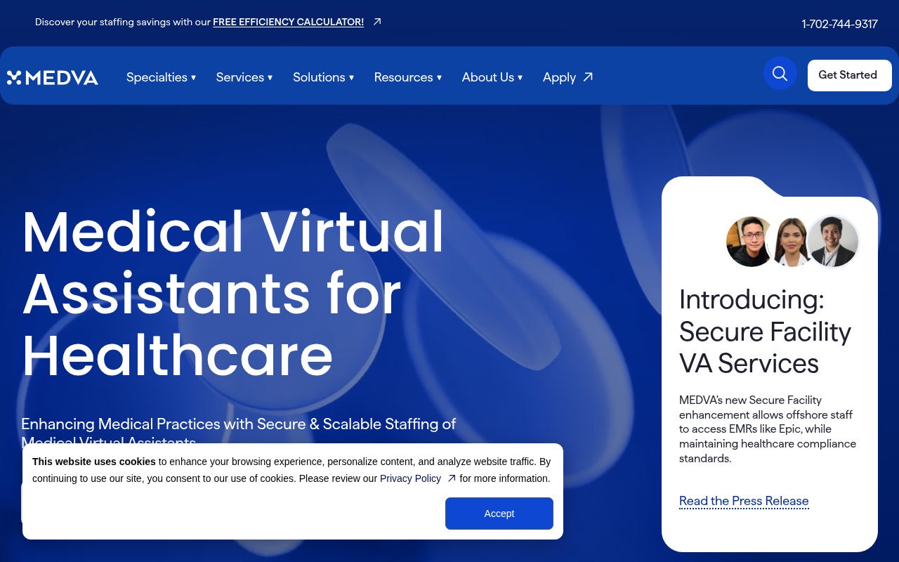 MEDVA product interface