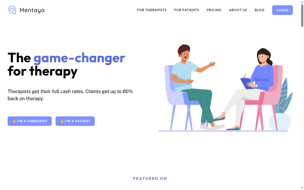 Mentaya product interface