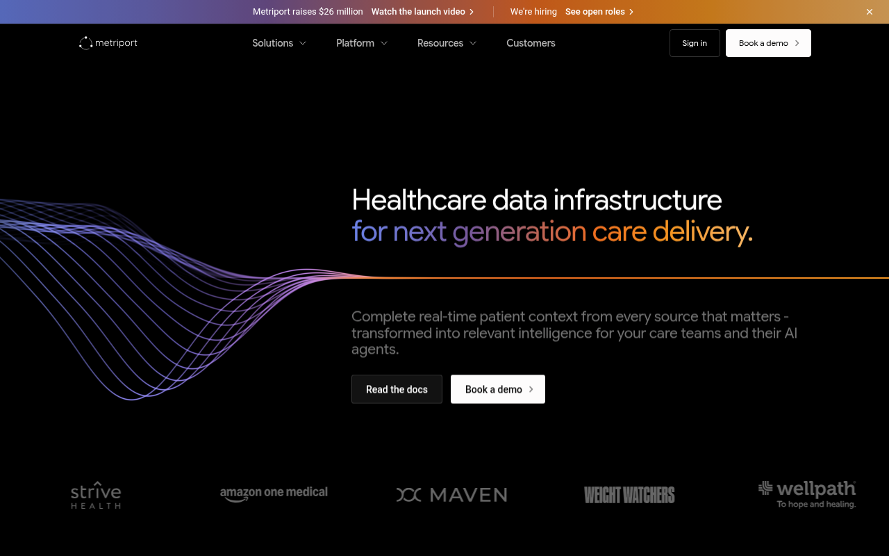 Metriport product interface