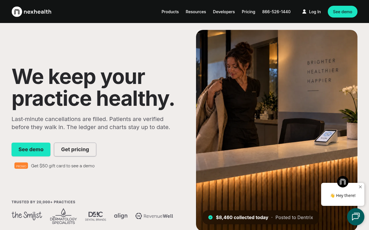 NexHealth product interface