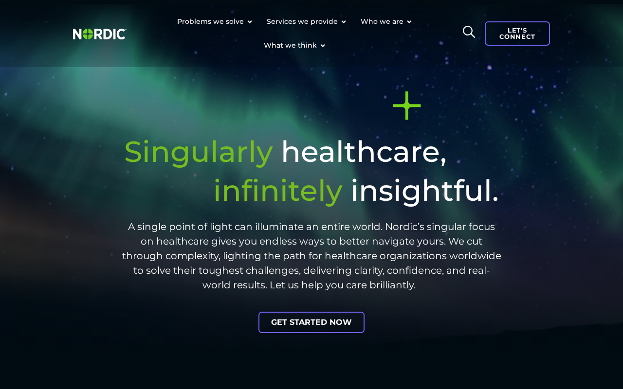 Nordic product interface