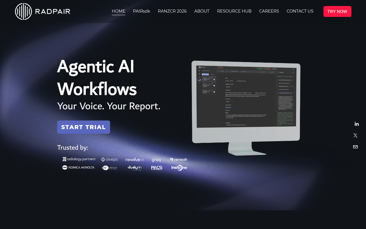 RADPAIR product interface