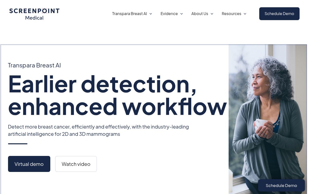 ScreenPoint Medical product interface