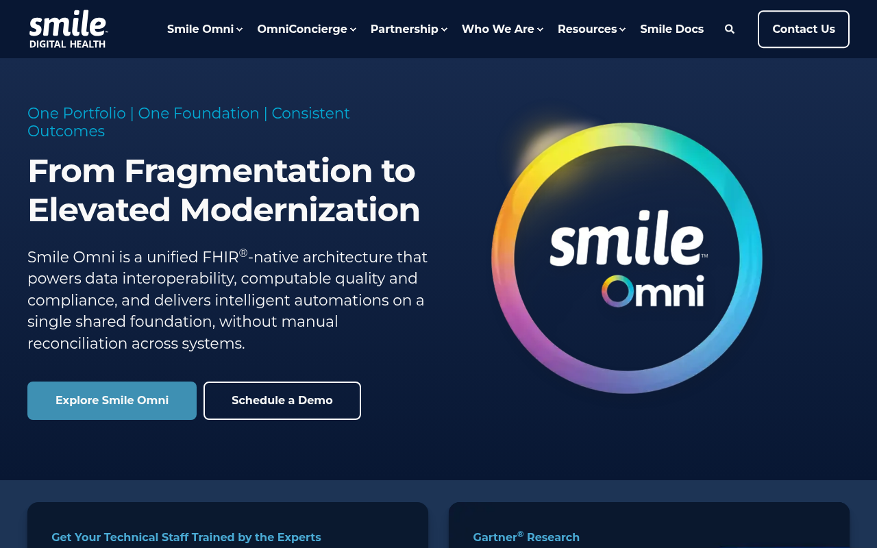 Smile Digital Health product interface