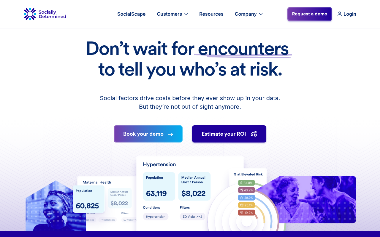 Socially Determined product interface